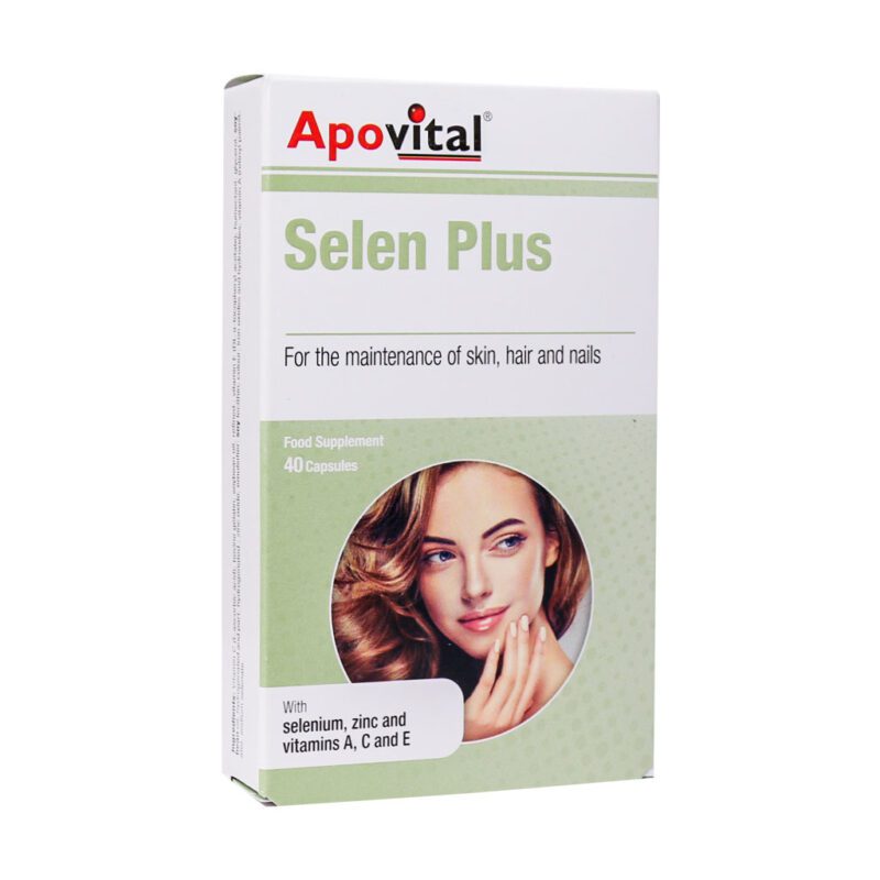 مکمل پوست مو و ناخن - Apovital Selen Plus Caps