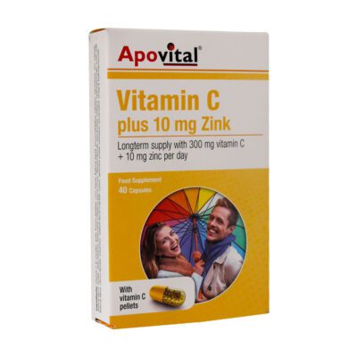 زینک - Apovital Vitamin C Plus Zink