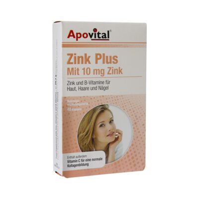 زینک - Apovital zinc plus Mit 10 mg 40 caps