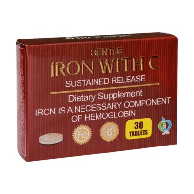 آهن - BRONSON Iron Vitamin C 30 tablets