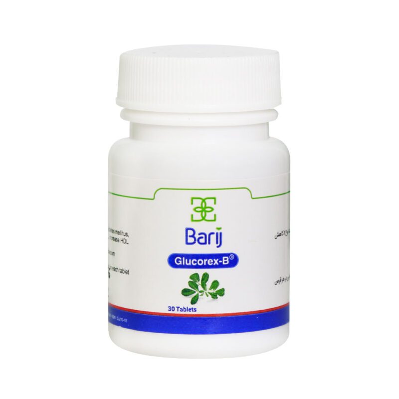 دیابت - Barij Essence Glucorex - B 30 Tab