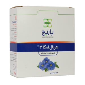 امگا ٣ و روغن ماهی - Barij Essence Herbal Omega 3 1000 mg 30 Soft Capsules