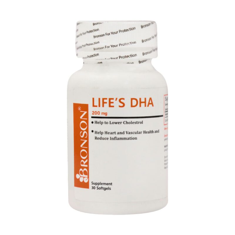 امگا ٣ و روغن ماهی - Bronson DHA 200 Mg Softgels