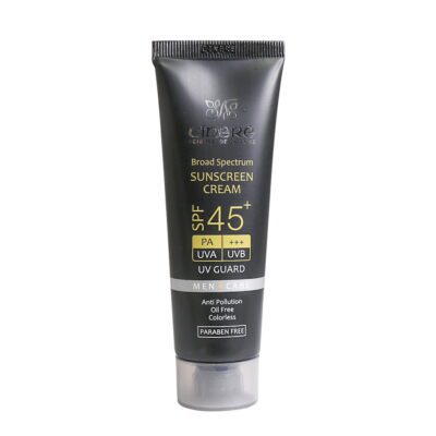 کرم ضد آفتاب - Cinere Active Sunscreen Cream SPF45 For Men 50 ml
