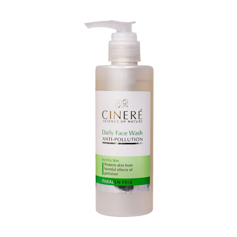 ژل و فوم پوست - Cinere Anti-Pollution Daily Face Wash For Oily Skin 200 ml