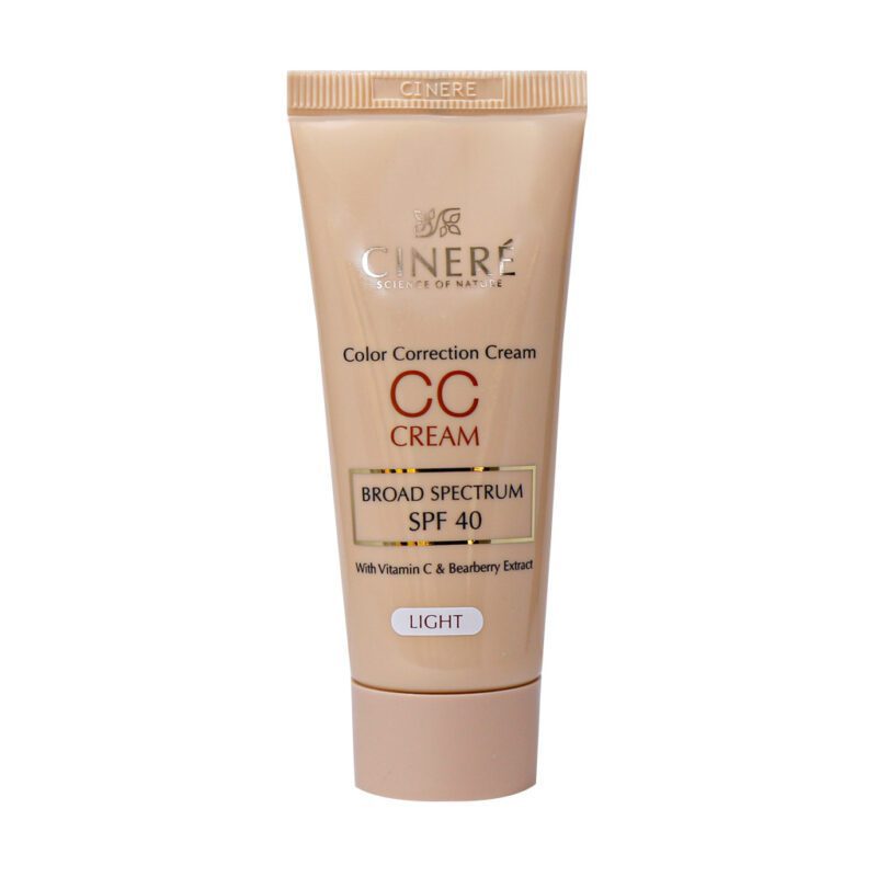 کرم DD ،CC ،BB - Cinere Color Correction Cream SPF40