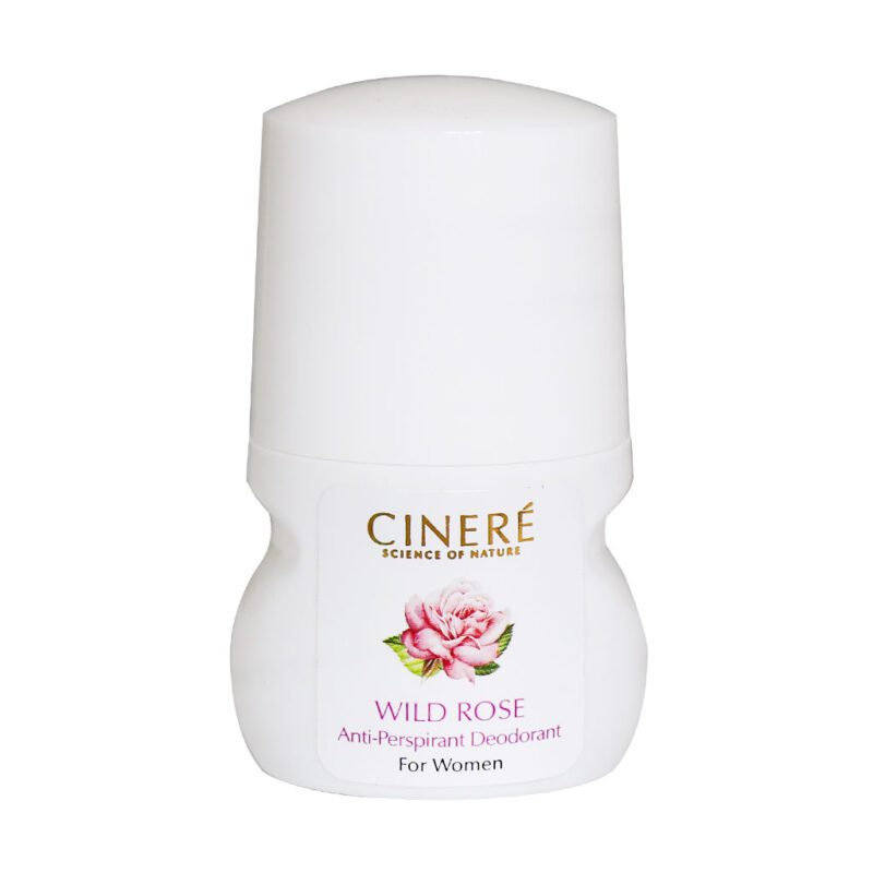 رول ضد تعریق - Cinere Wild Rose Deodorant For Women 50 ml