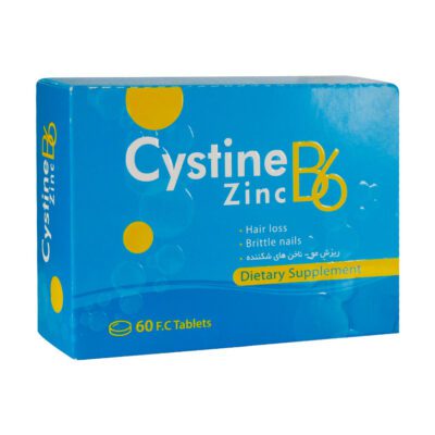 مکمل پوست مو و ناخن - Daana Cystine B6 Zinc 60 FC Tablets