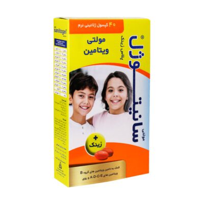 مولتی ویتامین کودکان - Daana Multi Sanitogel Plus Zinc 40 Soft Gelatin Capsules