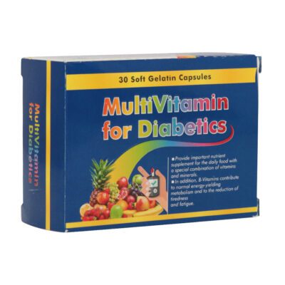 مولتی ویتامین - Daana Multivitamin For Diabetics 30 Soft Gelatin Capsules
