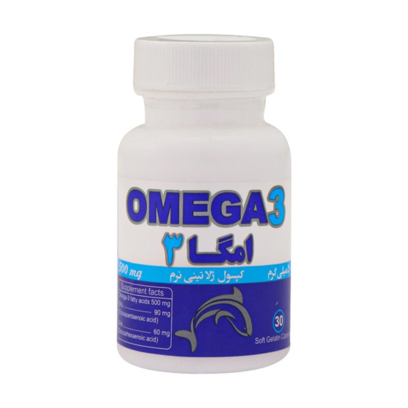 امگا ٣ و روغن ماهی - Daana Omega3 500 Mg 30 Softgels