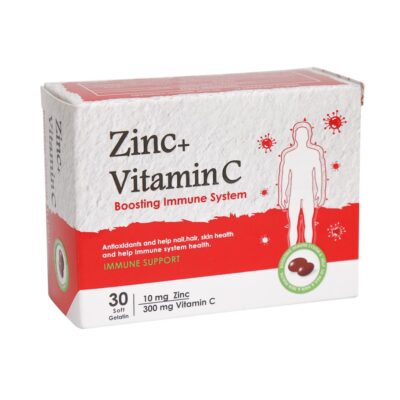 زینک - Daana Pharma Zinc And Vitamin C 30 Soft Gelatin