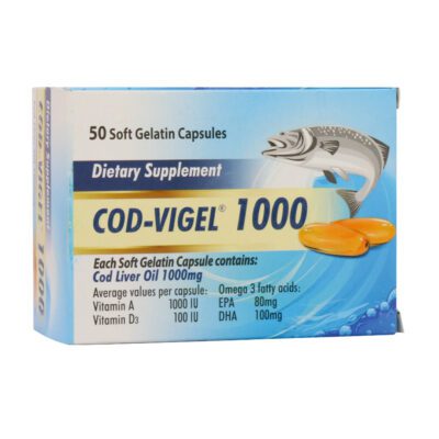 امگا ٣ و روغن ماهی - Dana Cod Vigel 1000 Mg 50 Capsules