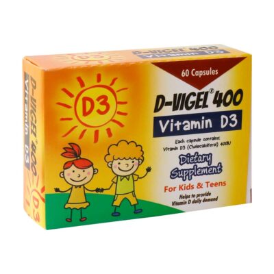 ویتامین D - Dana D Vigel 400 For Kids 60 Capsules