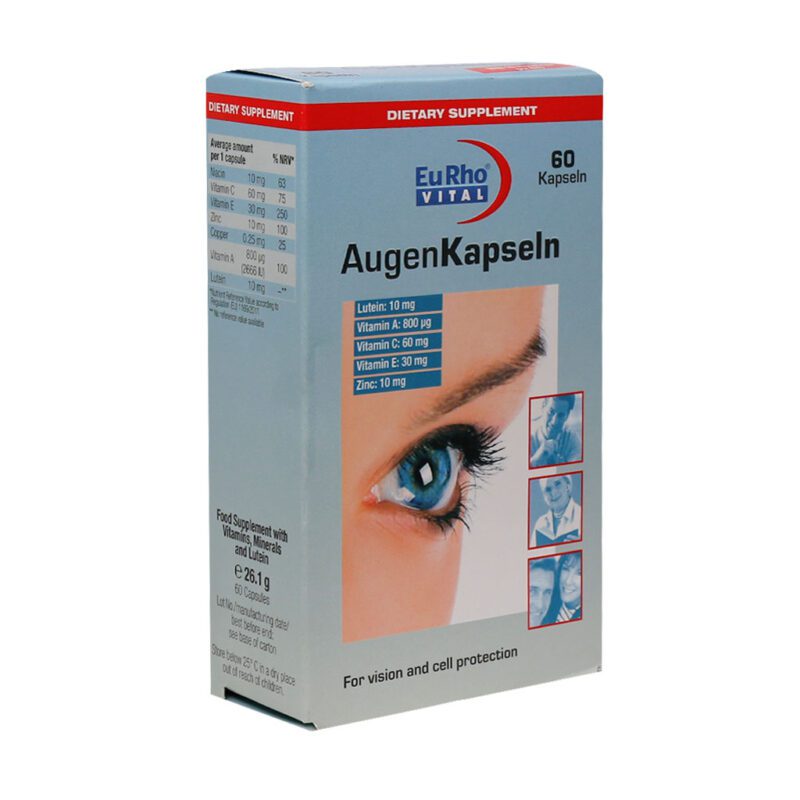 بینایی (چشم) - EuRho Vital Augen Eye Capsule 60 Caps