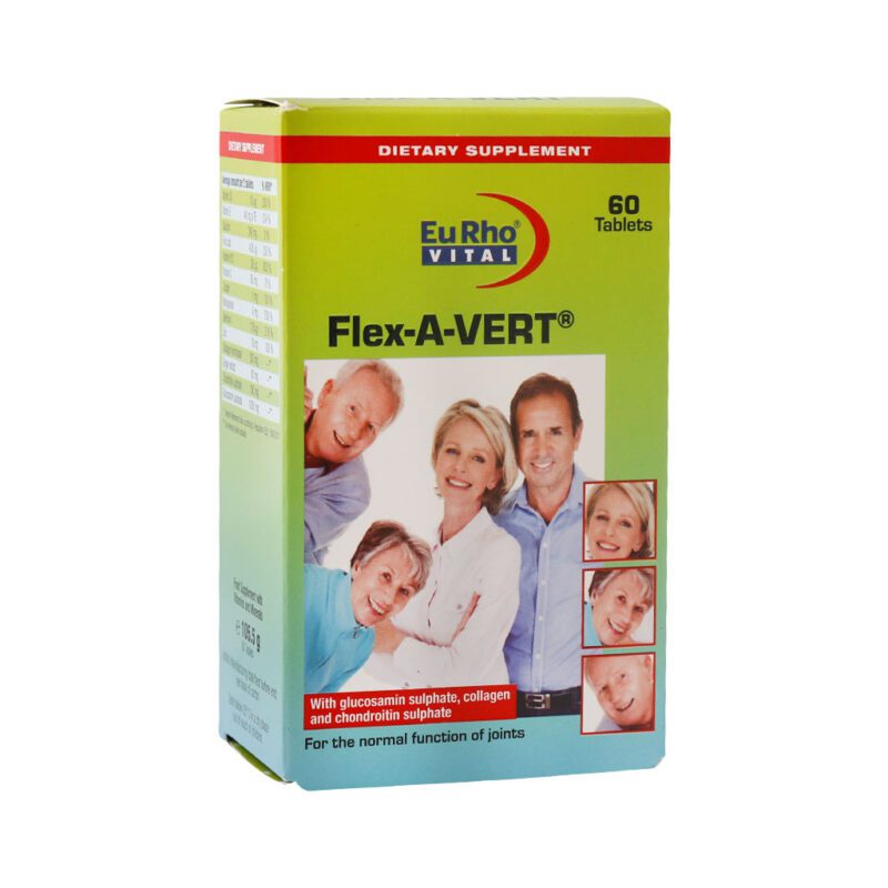 قرص استخوان و مفاصل - EuRho Vital Flex A Vert 60 Tabs