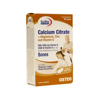 کلسیم - Eurho Vital Calcium Citrate 45 Tabs