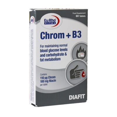 کرومیوم - Eurho Vital Chrom And Vitamin B3 60 Tabs