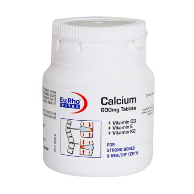 کلسیم - EurhoVital Calcium 600 mg and Vitamin D3 tabs