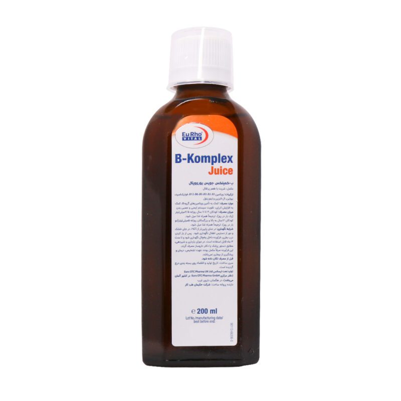 ویتامین ب کمپلکس - Eurhovital B Komplex Juice 200 ml