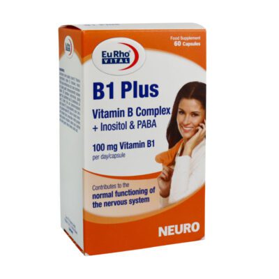 ویتامین ب کمپلکس - Eurhovital B1 Plus 60 Capsules