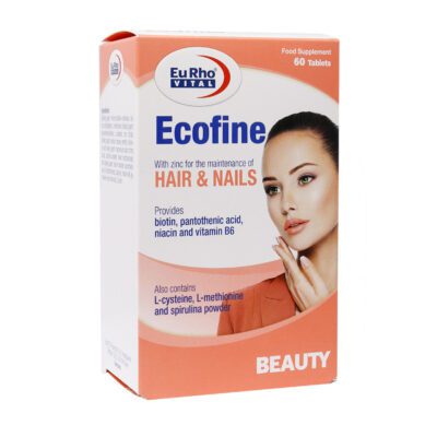 مکمل پوست مو و ناخن - Eurhovital Ecofine 60 Tablets