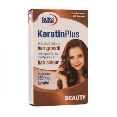 مکمل پوست مو و ناخن - Eurhovital Keratin Plus 30 Capsules
