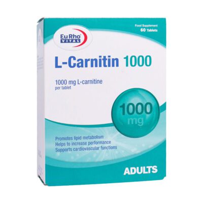 ال کارنیتین (L-Carnitine) - Eurhovital LCarnitin 1000 mg 60 Tabs