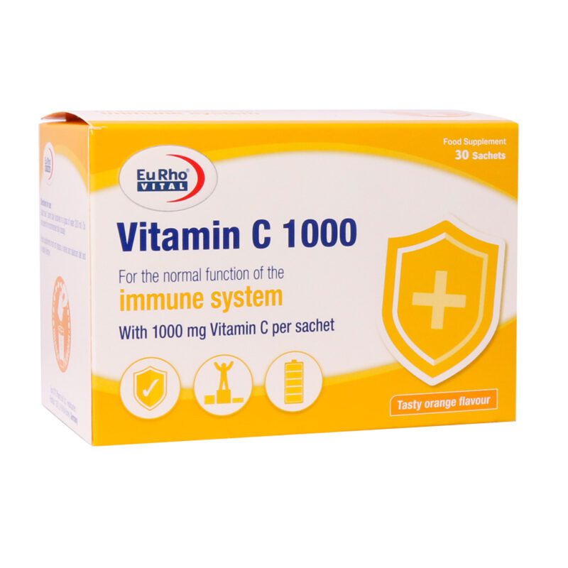 ویتامین C - Eurhovital Vitamin C 1000 mg Sachets