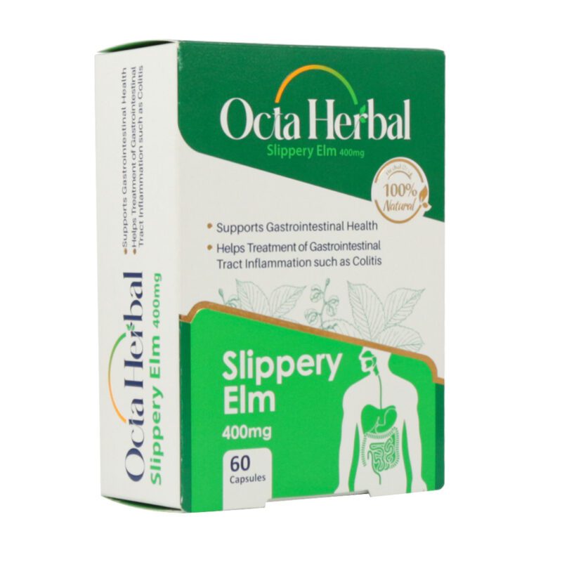 ضد نفخ - Faran Shimi Octa Herbal Slippery Elm 60 Capsules