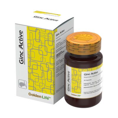 تقویت حافظه و تمرکز - Golden Life Ginc Active 30 Capsules