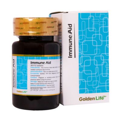 تقویت سیستم ایمنی بدن - Golden Life Immune Aid 30 Caps