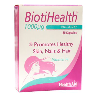 بیوتین - Health Aid BiotiHealth 1000 mcg 30 Caps