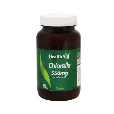 جلبک ها - Health Aid Chlorella 550 mg 60 Tablets