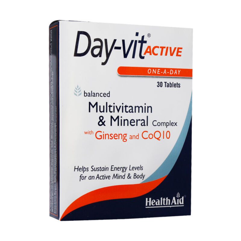 مولتی ویتامین - Health Aid Day-Vit Active 30 Tabs