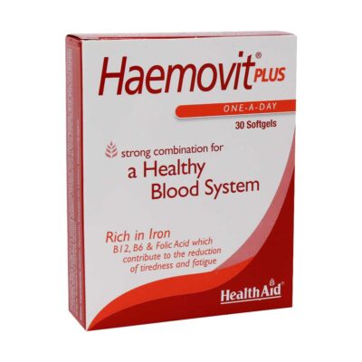 آهن - Health Aid Haemovit Plus 30 Caps