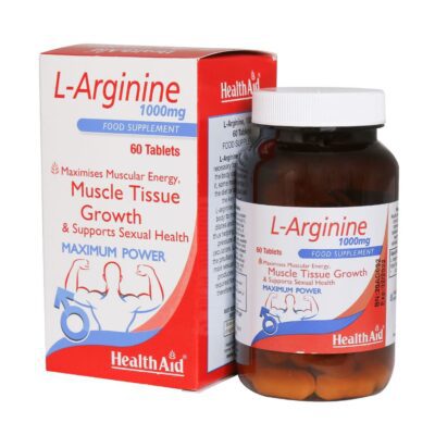 ال آرژنین (L-Arginine) - Health Aid L Arginine 1000 mg