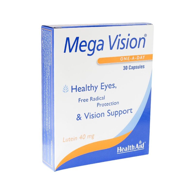 بینایی (چشم) - Health Aid Mega Vision 30 Capsules