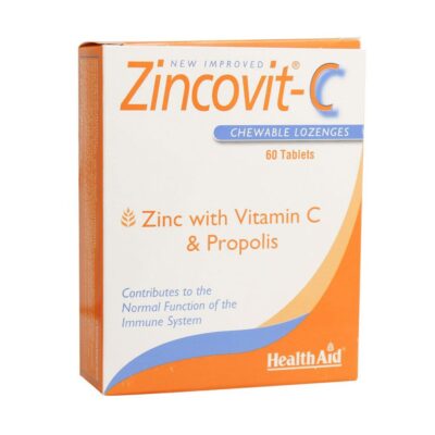 زینک - Health Aid Zincovit-C 60 Tabs