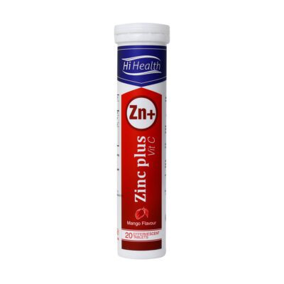 زینک - Hi Health Zinc Plus And Vitamin C 20 Effervescent Tabs