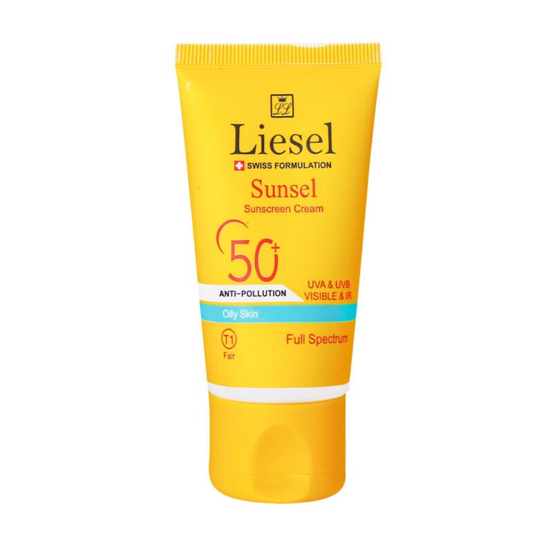 کرم ضد آفتاب - Liesel Sunsel Oily Skin Sunscreen Cream SPF50+ 40 ml