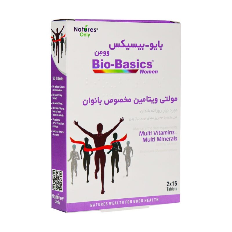 مولتی ویتامین - Natures Only Bio Basics Women Tablets 30 Tabs