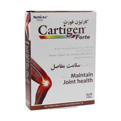 گلوکوزامین - Natures Only Cartigen Forte 30 Tabs