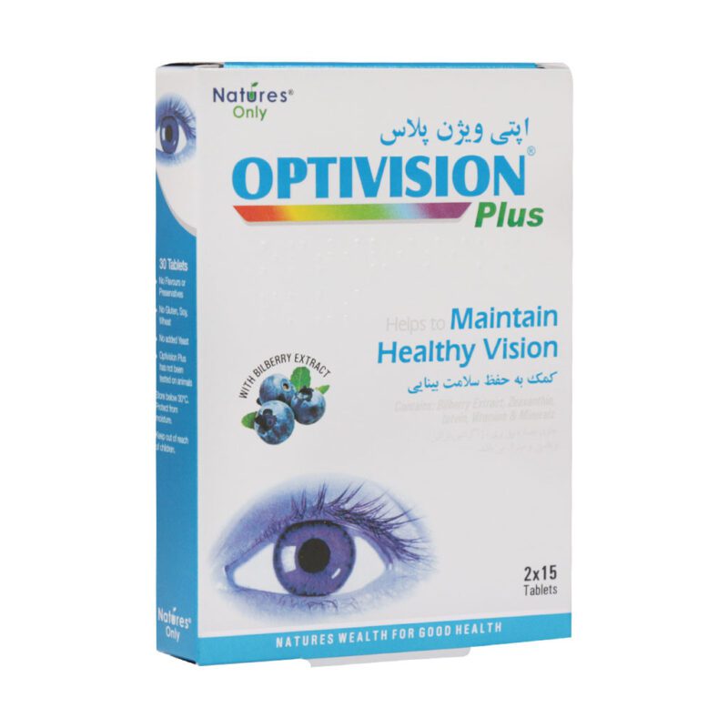 بینایی (چشم) - Natures Only Optivision Plus 30 Tabs