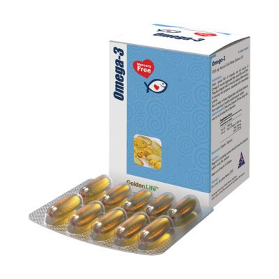 امگا ٣ و روغن ماهی - Golden Life Omega-3 (1000 mg) 50 Softgels