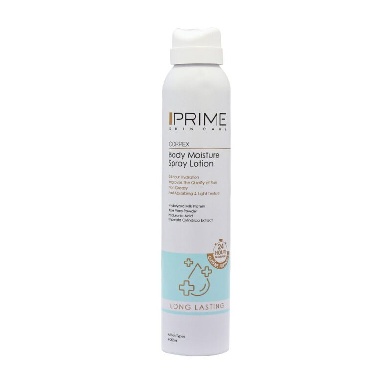 کرم و لوسیون بدن - Prime Body Moisture Spray Lotion 200 Ml