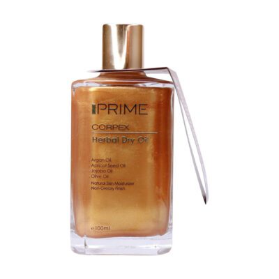 برنزه کننده - Prime Corpex Face & Body & Hair Herbal Oil 100 ml