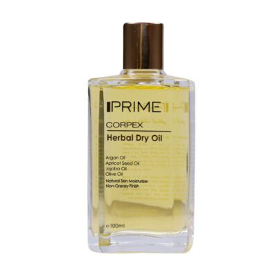 روغن پوست - Prime Corpex herbal Face Body And Hair Dry Oil 100 ml