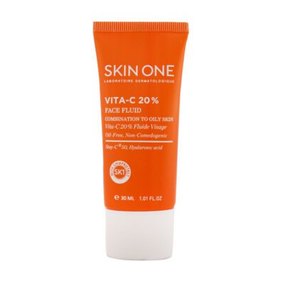 کرم روشن کننده و ضد لک - Skin One Vita C 20 Face Fluid 30 Ml