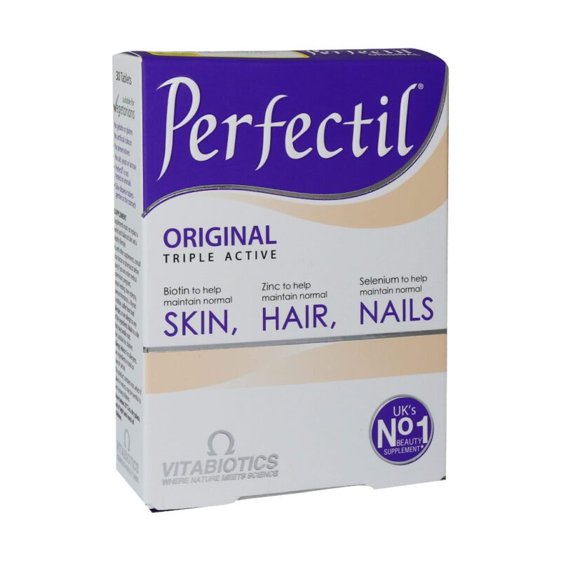 مکمل پوست مو و ناخن - Vitabiotics Perfectil 30 Tabs